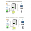 Caricatore solare MPPT a onda sinusoidale pura da 3KW 24V Off Grid Solar Inverter 80A 