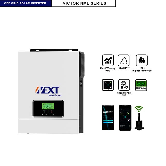 NEXT fabbrica direttamente 1600W/12V MPPT integrato 80A carica solare onda sinusoidale pura off grid inverter solare