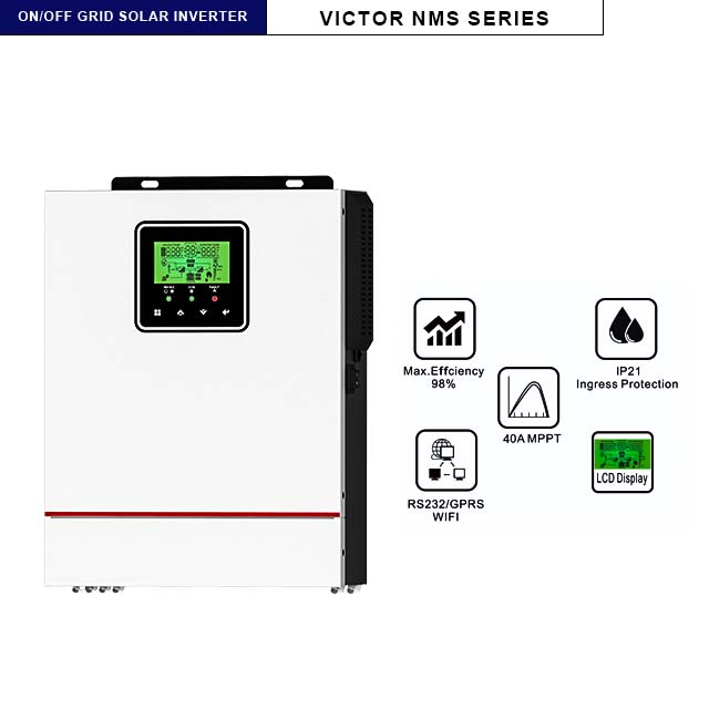 Micro inverter con ingresso fotovoltaico serie NMS 20-150 V CC 40 A MPPT 800 W/1500 W