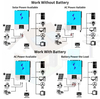 SUCCESSIVO 6.2KW 48V Hybrid On/Off Grid Solar Tutto in Uno Sistemi di Energia Solare Inverter a Onda Sinusoidale Pura 120A MPPT Integrato