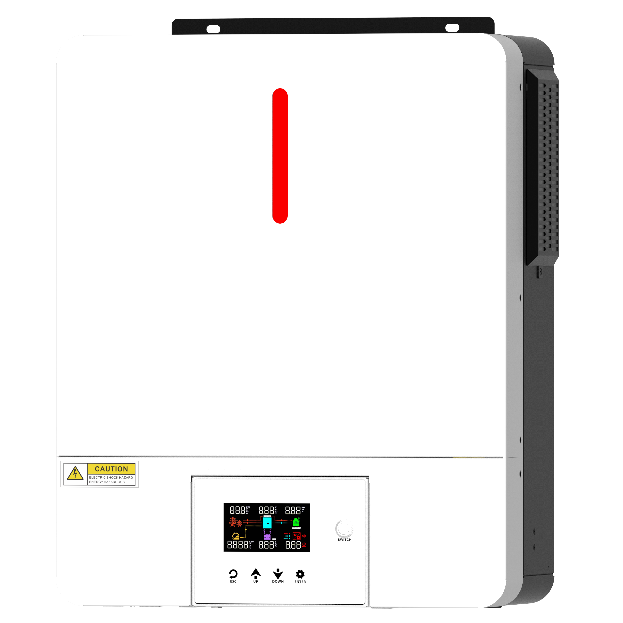 Successivo Power Factory Nuovo inverter solare ibrido Prevendita Potenza in uscita 3600 W Costruito Rimuovere il display LCD e la chiave