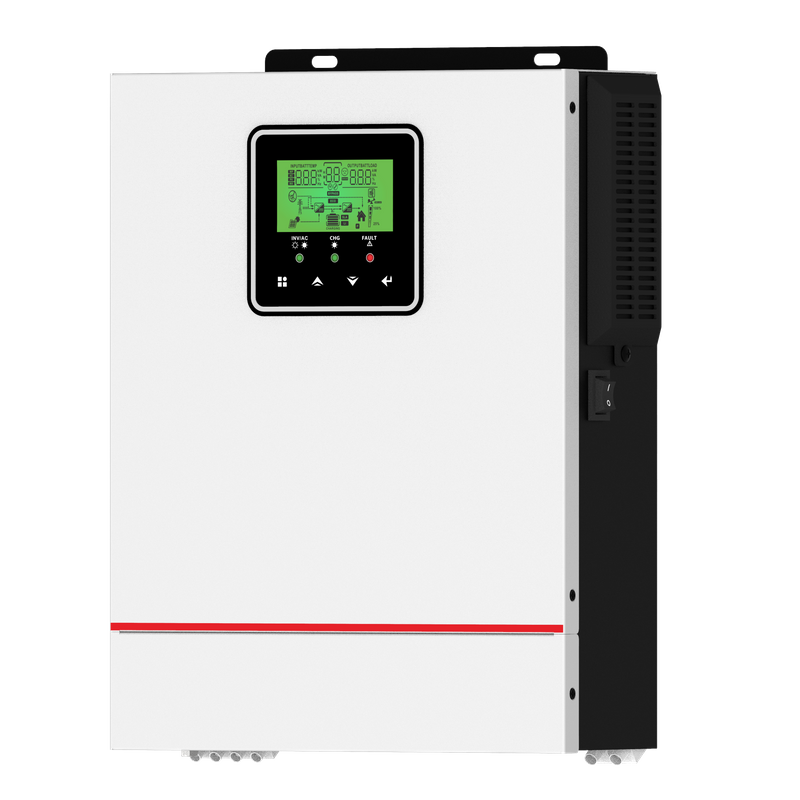  Inverter solare a onda sinusoidale pura di piccole dimensioni da 1200VA 800W 12V 40A MPPT incorporato PV 20-150VDC